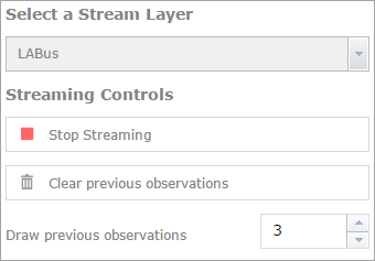 Streaming controls Streaming controls